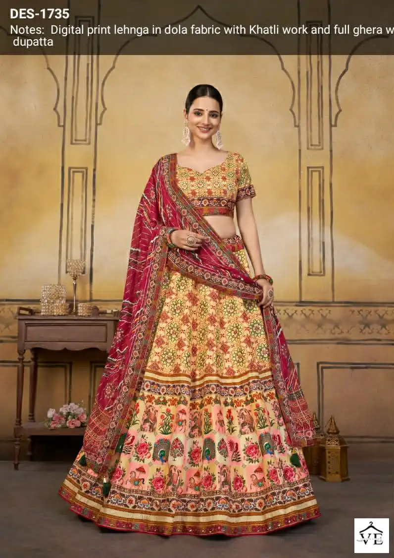 Sheesha Vol 1 Viscose Silk Wholesale Lehenga Catalog — Wholesale Lehenga, MPA wholesale from Surat — view 3