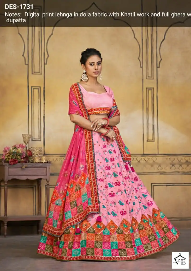 Sheesha Vol 1 Viscose Silk Wholesale Lehenga Catalog — Wholesale Lehenga, MPA wholesale from Surat — view 4