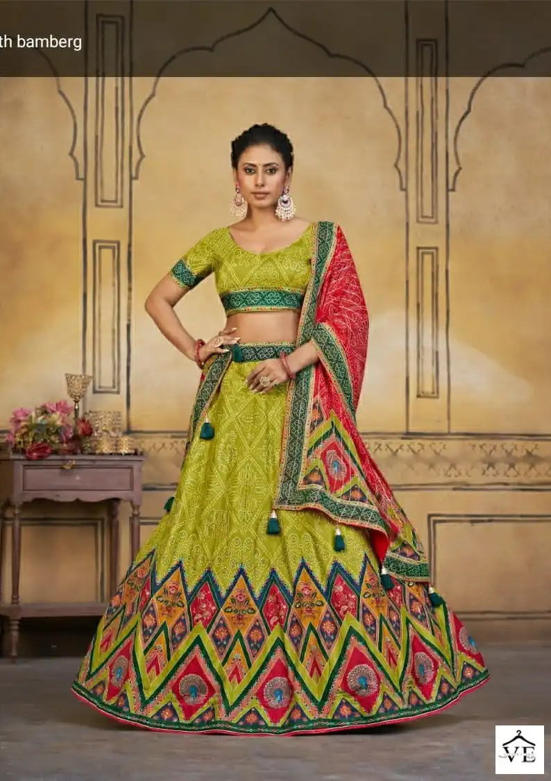 Sheesha Vol 1 Viscose Silk Wholesale Lehenga Catalog — Wholesale Lehenga, MPA wholesale from Surat — view 2