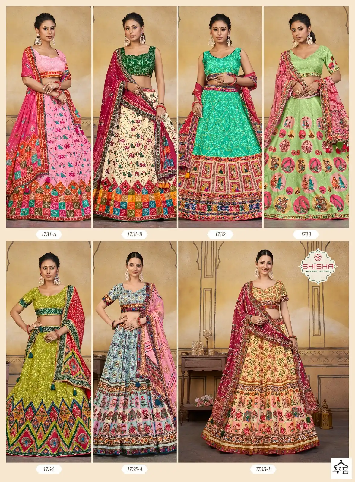 Sheesha Vol 1 Viscose Silk Wholesale Lehenga Catalog — Wholesale Lehenga, MPA wholesale from Surat — view 8