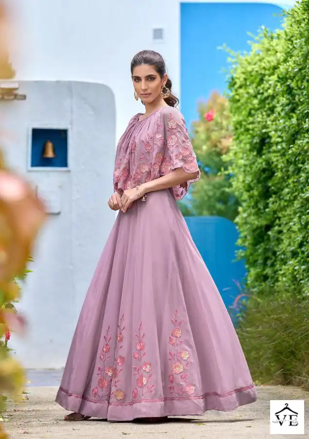 Vamika Sofiyan Heavy Georgette Wholesale Gown Catalog — Wholesale Kurtis, MPA wholesale from Surat — view 2