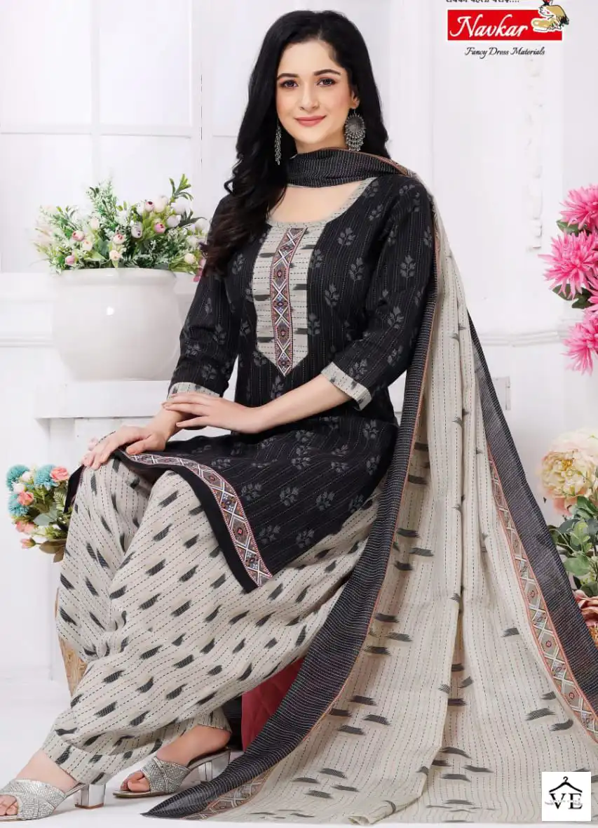 Navkar Sonika Cotton Wholesale Readymade Suit Catalog — Wholesale Salwar Suits, MPA wholesale from Surat — view 1