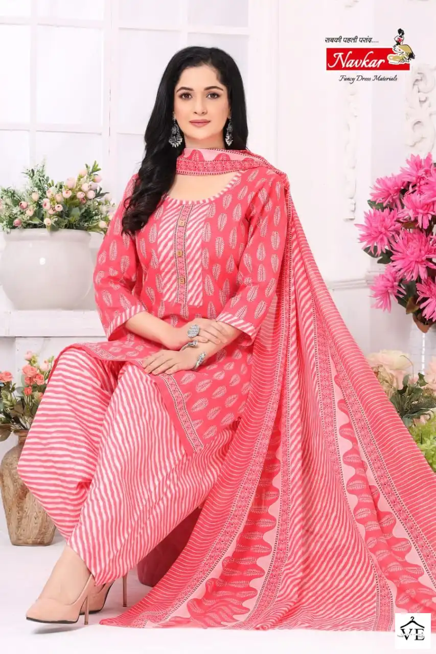 Navkar Sonika Cotton Wholesale Readymade Suit Catalog — Wholesale Salwar Suits, MPA wholesale from Surat - Gallery Image 2