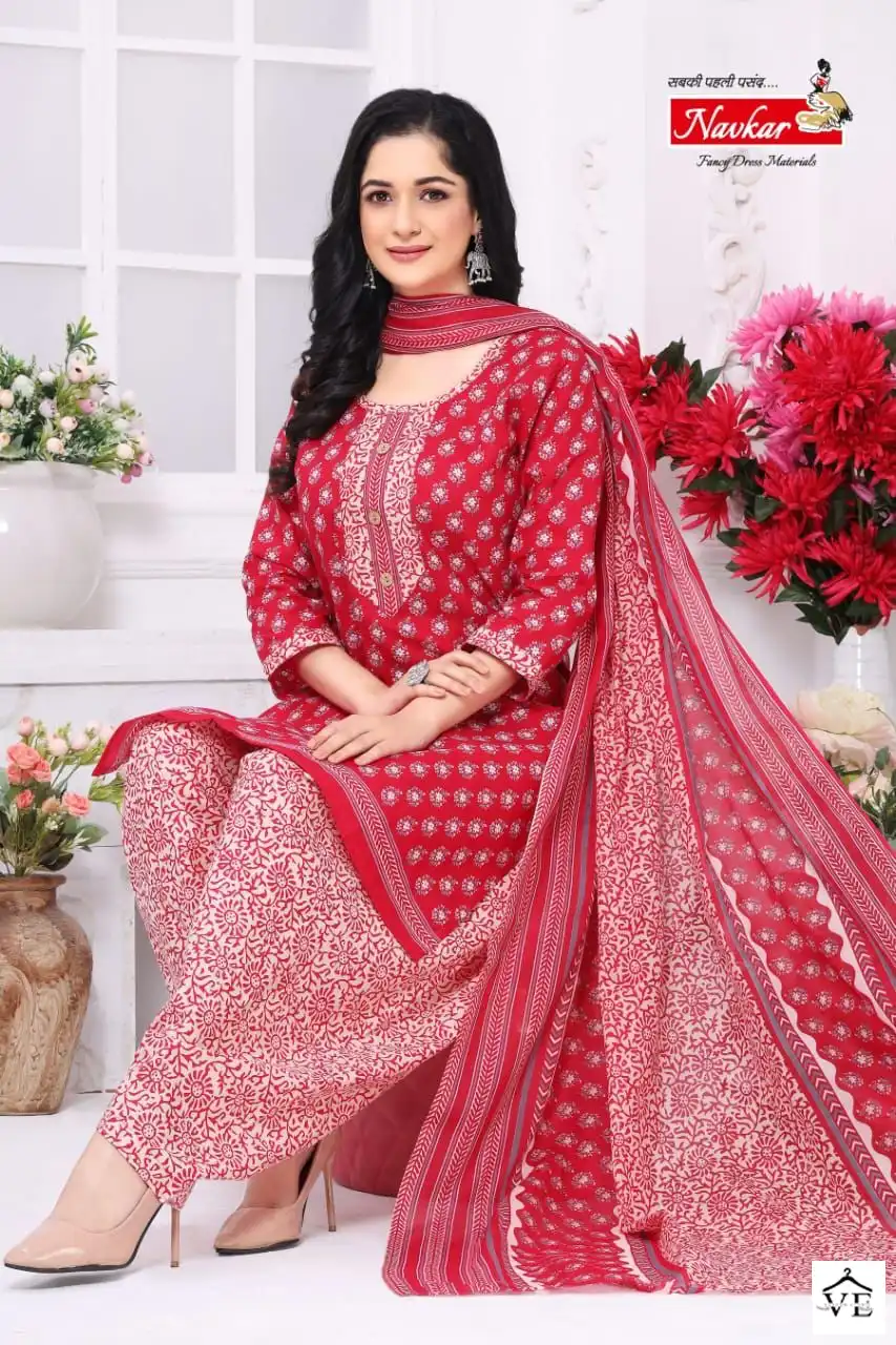 Navkar Sonika Cotton Wholesale Readymade Suit Catalog — Wholesale Salwar Suits, MPA wholesale from Surat - Gallery Image 5