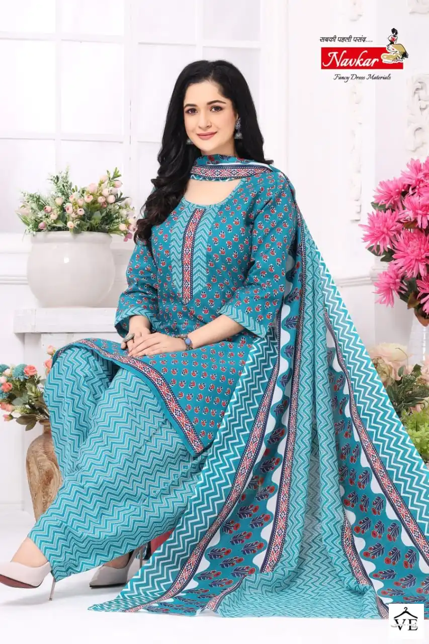 Navkar Sonika Cotton Wholesale Readymade Suit Catalog — Wholesale Salwar Suits, MPA wholesale from Surat - Gallery Image 6