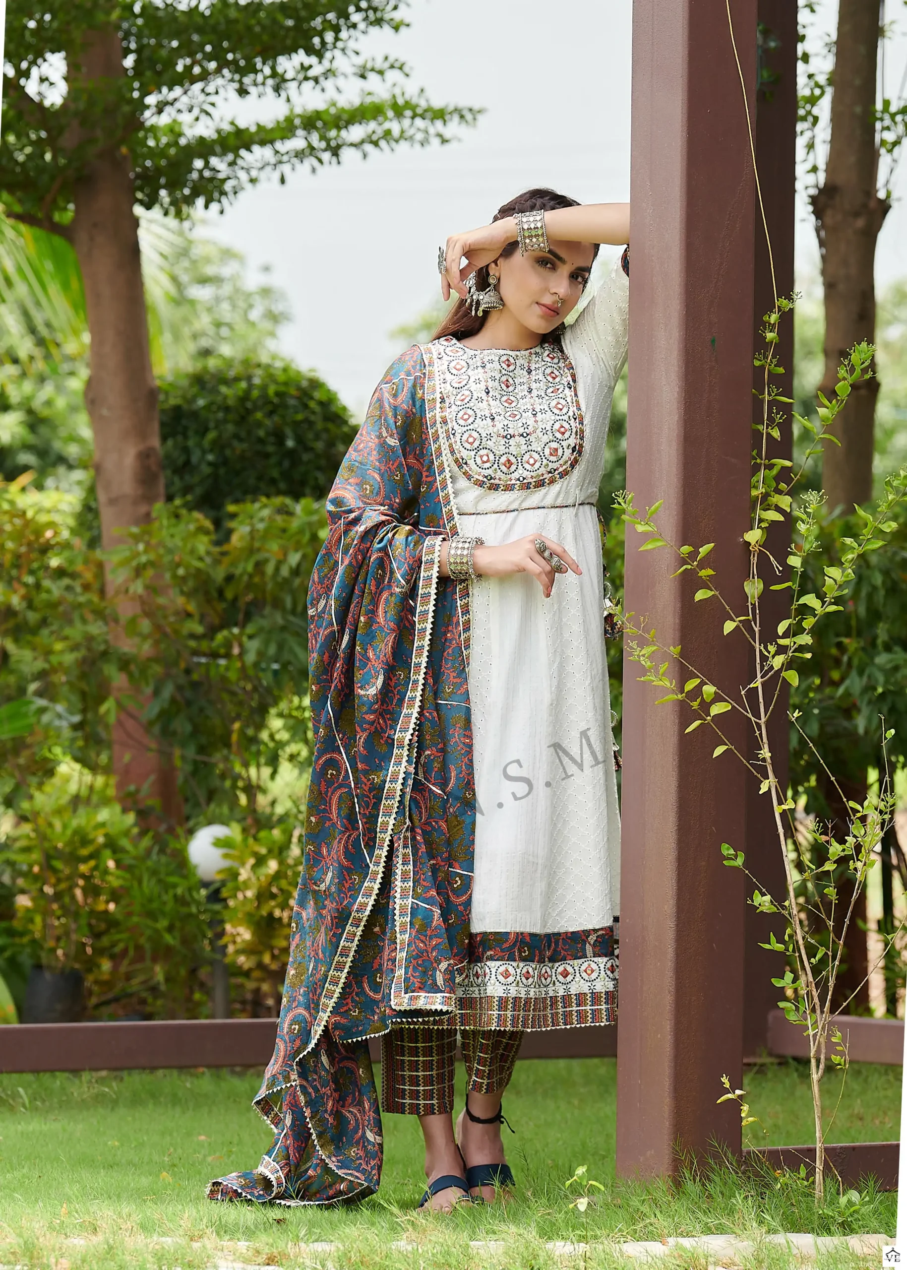 Vardan Ethnic Sony Mony Heavy Cottan Wholesale Designer Readymade Salwar Suit Catalog — Wholesale Salwar Suits, MPA wholesale from Surat — view 3