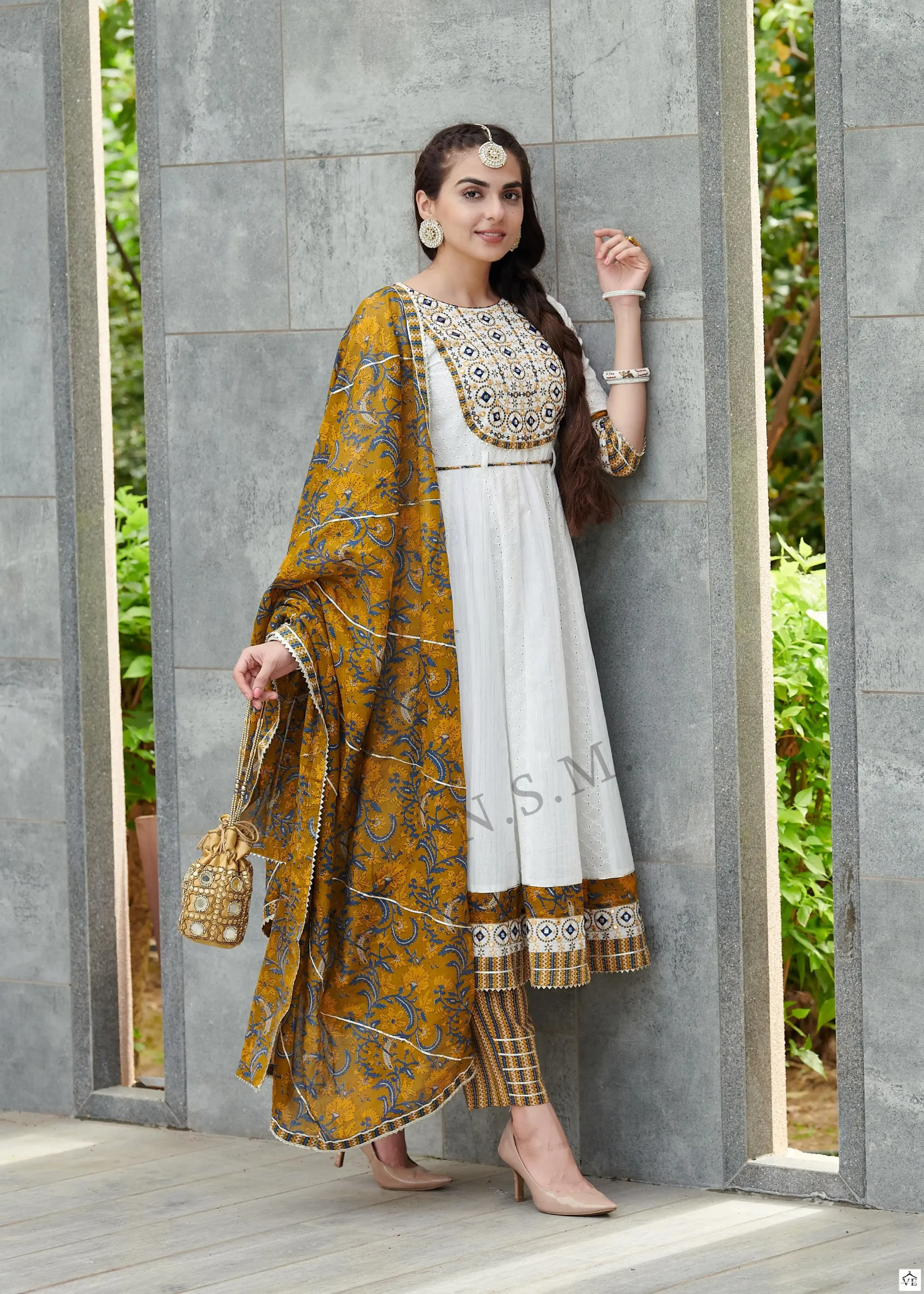 Vardan Ethnic Sony Mony Heavy Cottan Wholesale Designer Readymade Salwar Suit Catalog — Wholesale Salwar Suits, MPA wholesale from Surat — view 4