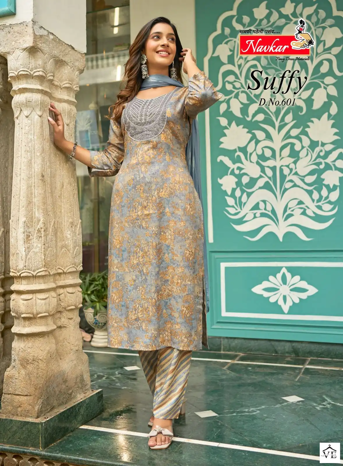 Suffy Suffy Vol 6 Rayon Foil Print Wholesale Readymade Salwar Suit Catalog — Wholesale Salwar Suits, MPA wholesale from Surat — view 2