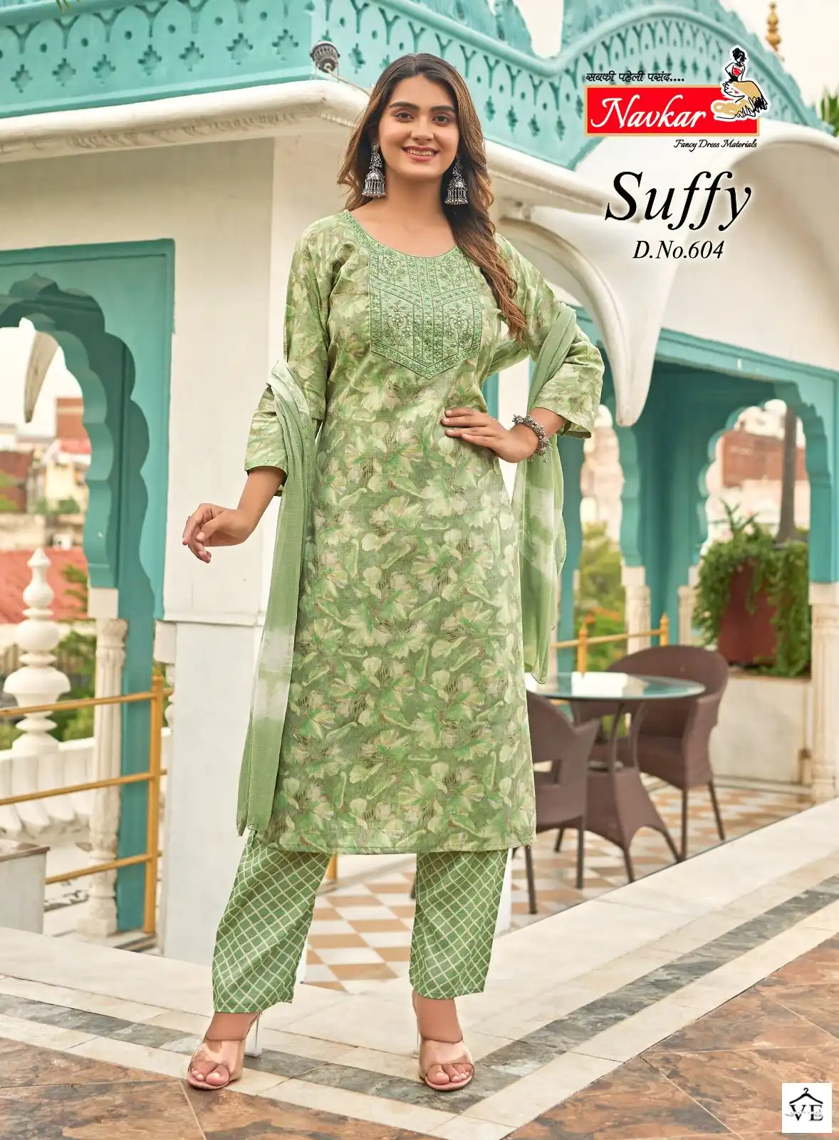 Suffy Suffy Vol 6 Rayon Foil Print Wholesale Readymade Salwar Suit Catalog — Wholesale Salwar Suits, MPA wholesale from Surat — view 4