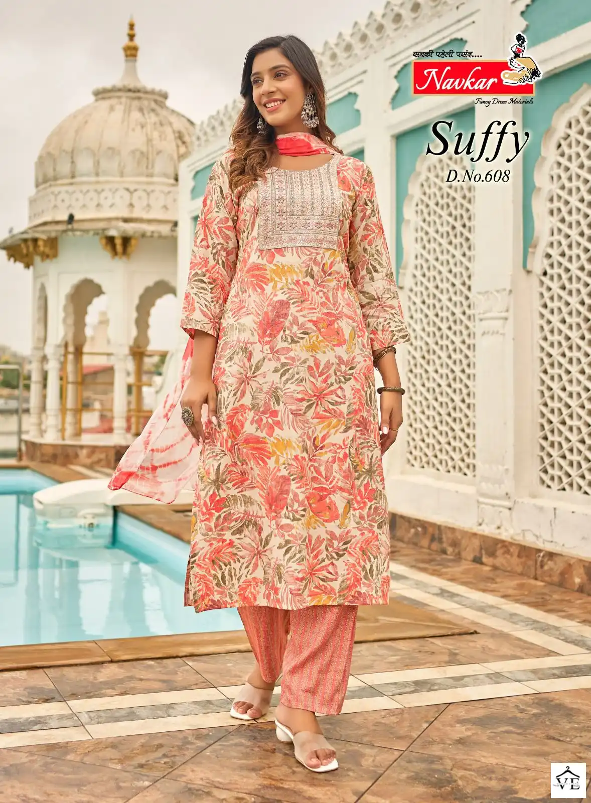 Suffy Suffy Vol 6 Rayon Foil Print Wholesale Readymade Salwar Suit Catalog — Wholesale Salwar Suits, MPA wholesale from Surat — view 8