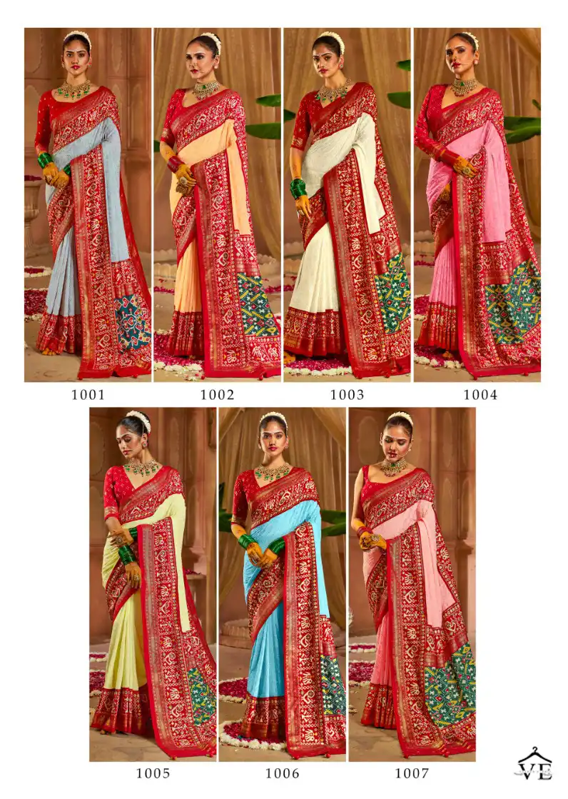 Shubh Shree Sukanya Velvet Tussar Silk Wholesale Saree Catalog — Wholesale Sarees, MPA wholesale from Surat — view 7