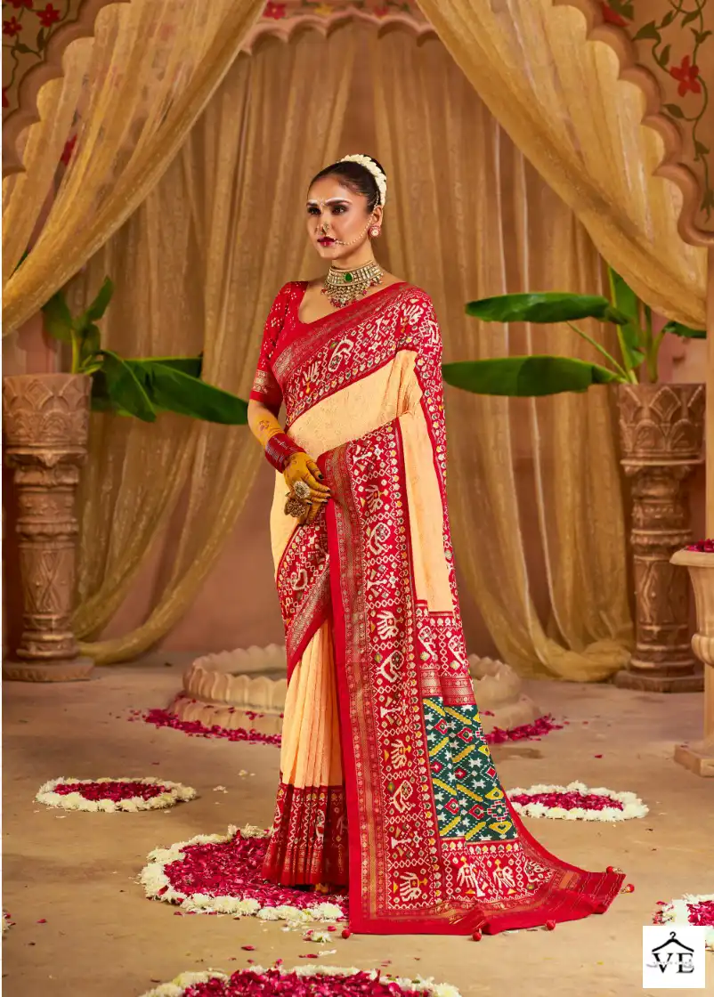 Shubh Shree Sukanya Velvet Tussar Silk Wholesale Saree Catalog — Wholesale Sarees, MPA wholesale from Surat — view 2
