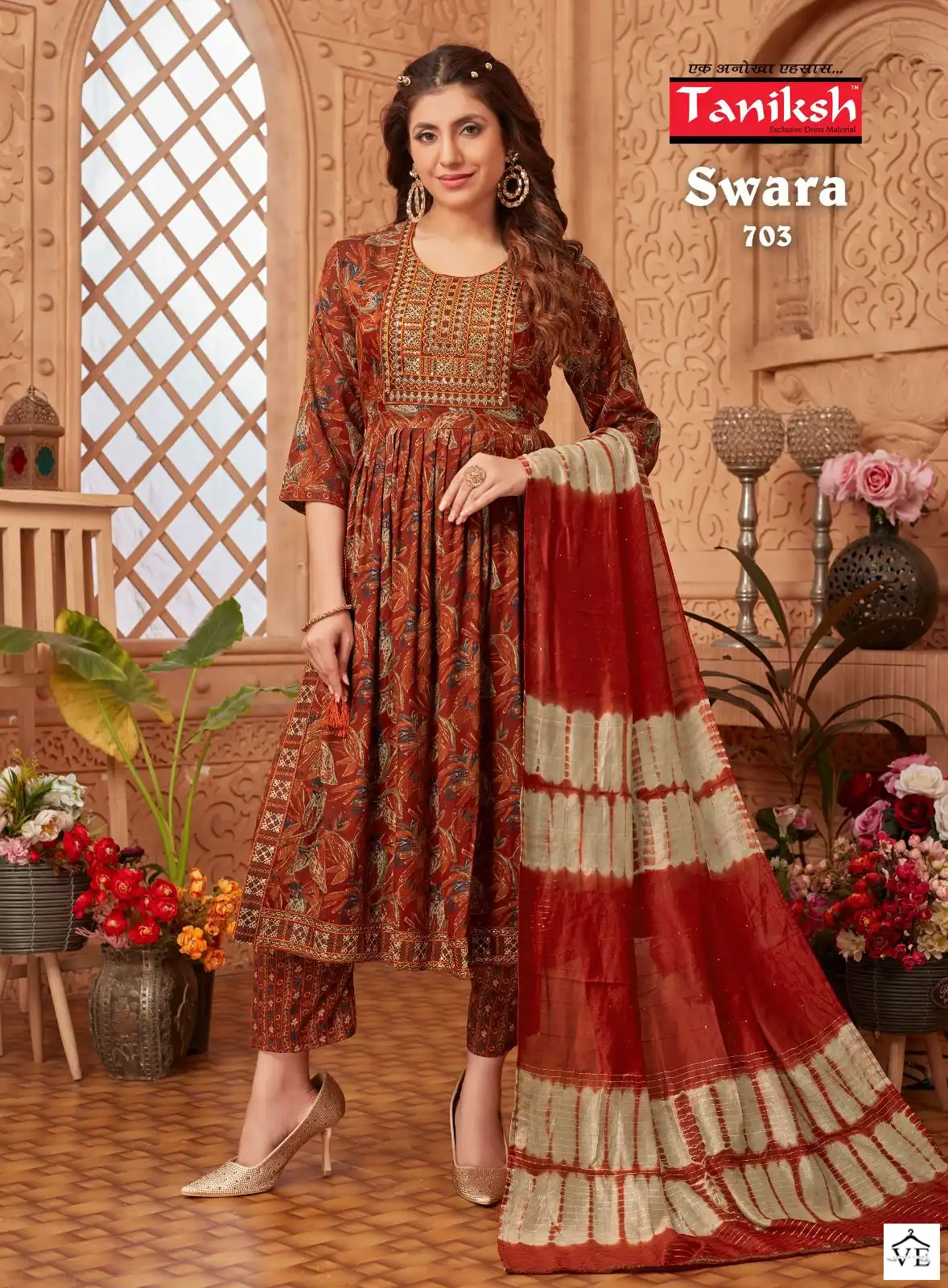 Taniksh Swara Vol 7 Rayon Print Wholesale Readymade Salwar Suit Catalog — Wholesale Salwar Suits, MPA wholesale from Surat - Gallery Image 3