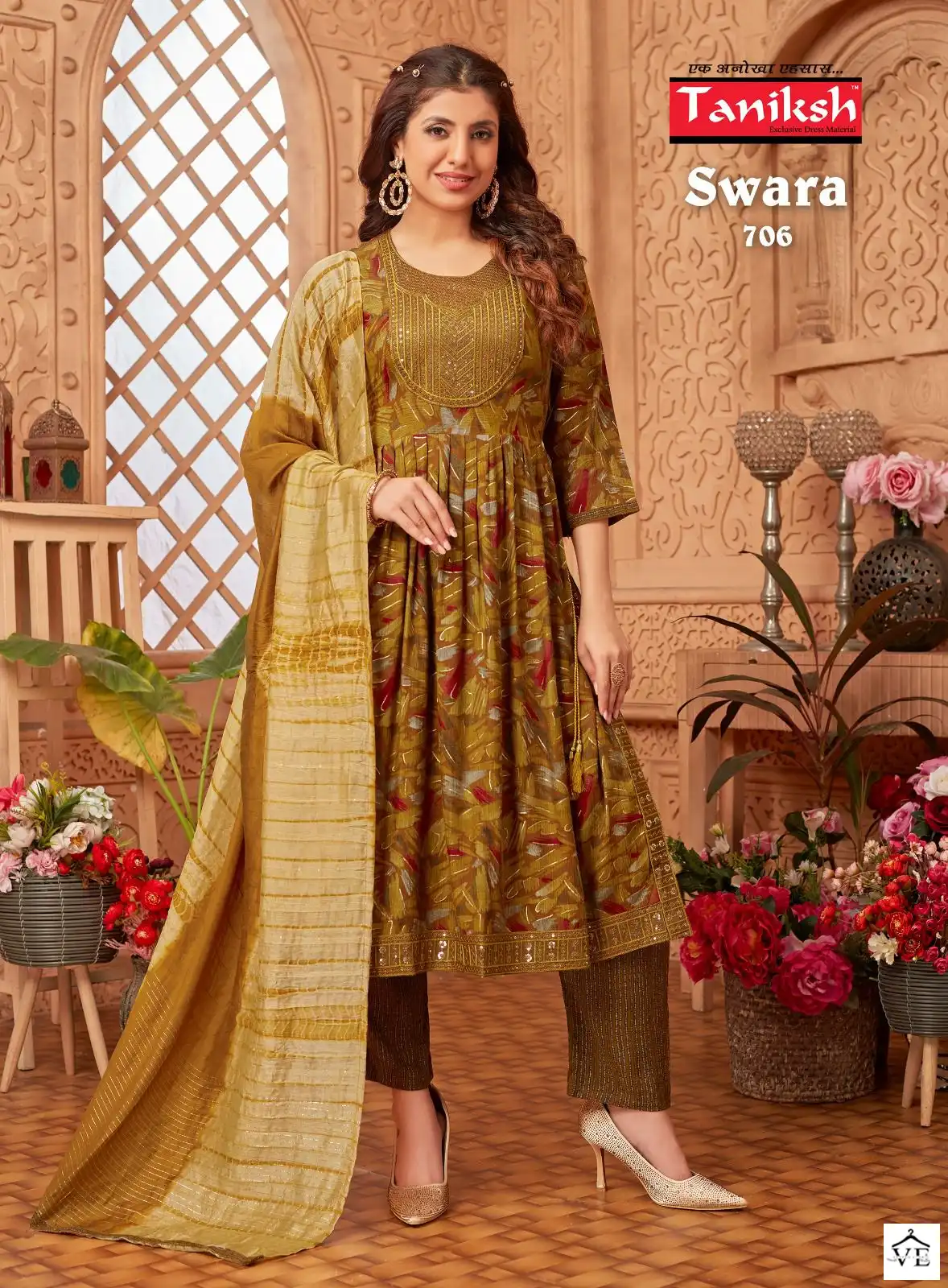 Taniksh Swara Vol 7 Rayon Print Wholesale Readymade Salwar Suit Catalog — Wholesale Salwar Suits, MPA wholesale from Surat - Gallery Image 6
