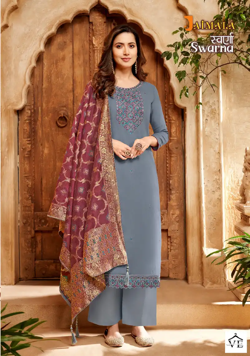 Alok Suits Swarna Vol 2 Jam Cotton Wholesale Designer Salwar Suit Catalog — Wholesale Salwar Suits, MPA wholesale from Surat - Gallery Image 2