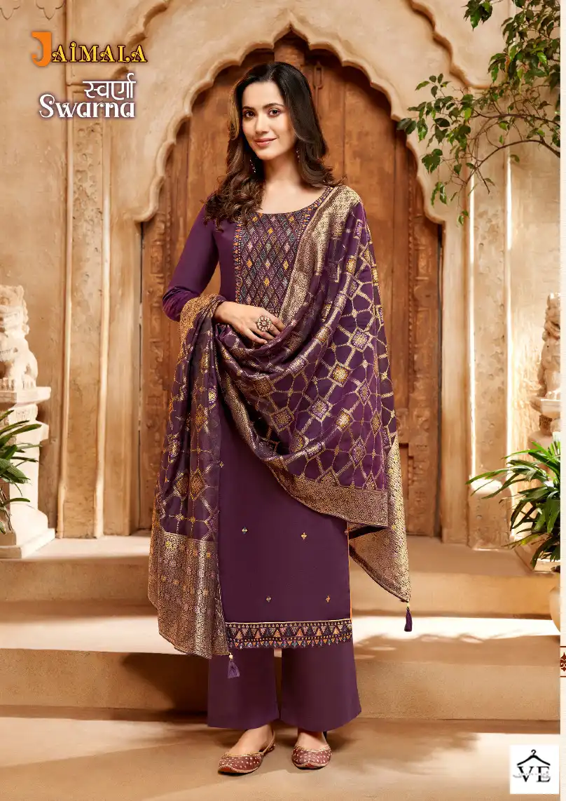 Alok Suits Swarna Vol 2 Jam Cotton Wholesale Designer Salwar Suit Catalog — Wholesale Salwar Suits, MPA wholesale from Surat - Gallery Image 3