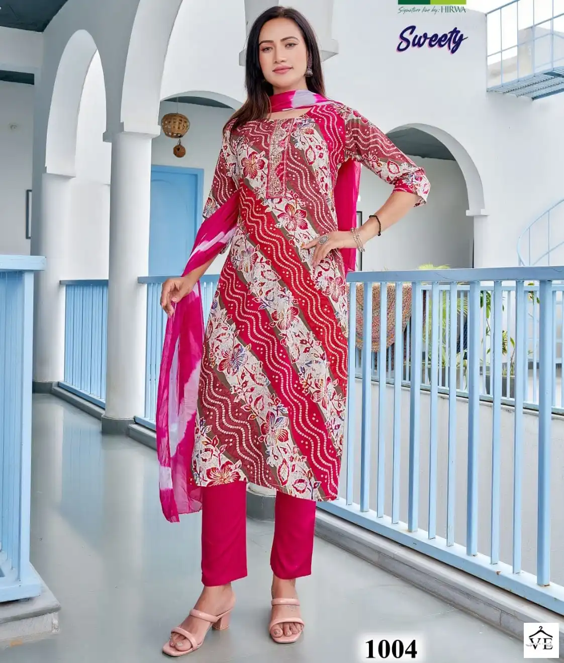 Hirwa Sweety Heavy Rayon Wholesale Readymade Salwar Suit Catalog — Wholesale Salwar Suits, MPA wholesale from Surat - Gallery Image 5