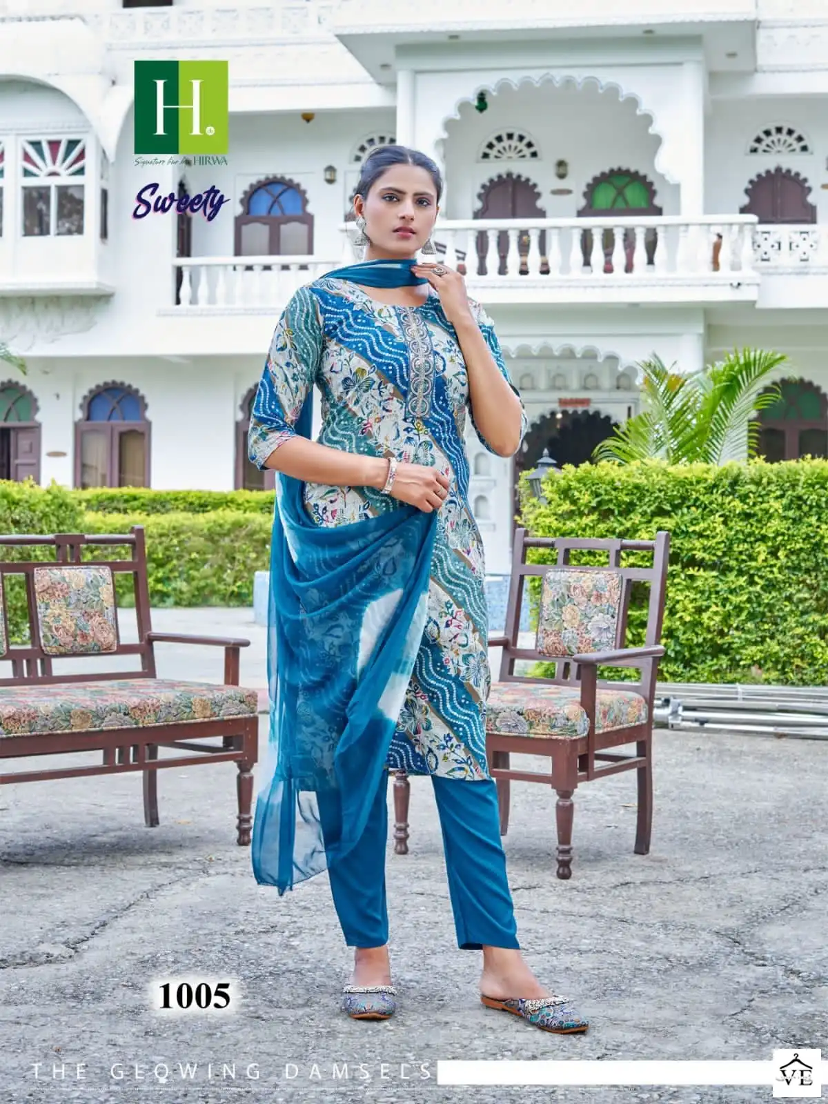 Hirwa Sweety Heavy Rayon Wholesale Readymade Salwar Suit Catalog — Wholesale Salwar Suits, MPA wholesale from Surat - Gallery Image 6