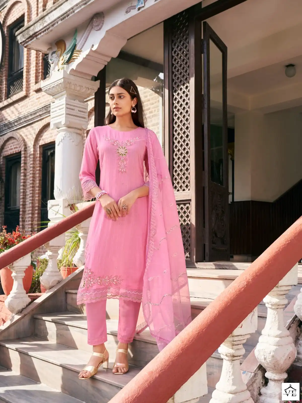 Wanna Saachi Pure Viscose Wholesale Readymade Salwar Suit Catalog — Wholesale Salwar Suits, MPA wholesale from Surat — view 5