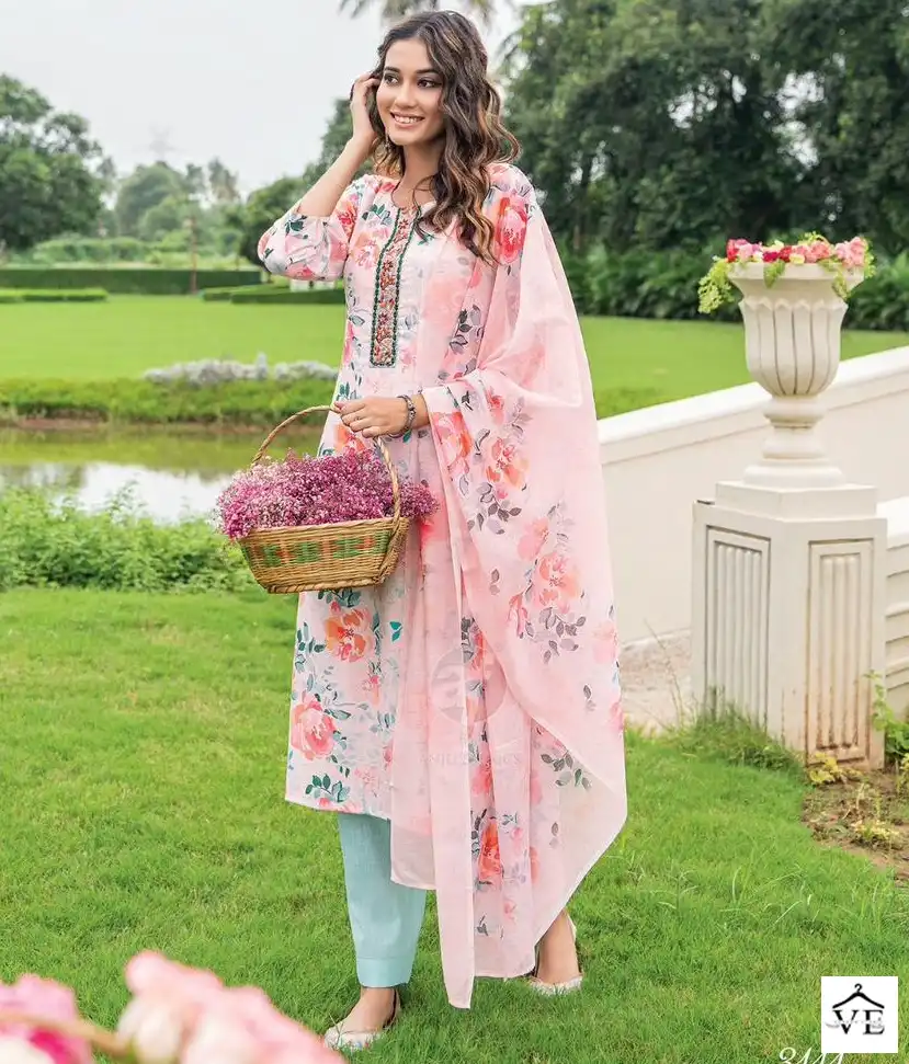Anju Fabrics Sakhire Linen Wholesale Readymade Suits Catalog — Wholesale Salwar Suits, MPA wholesale from Surat — view 1