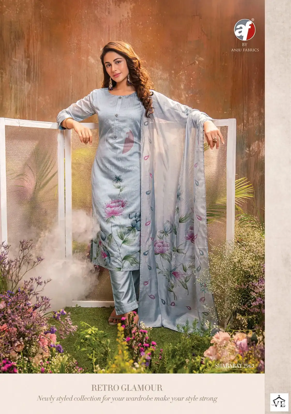 Anju Fabrics Shararat Vol 4 Pure Viscose Silk Wholesale Readymade Suits Catalog — Wholesale Salwar Suits, MPA wholesale from Surat - Gallery Image 4