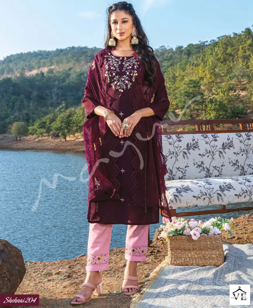 Vardan Ethnic Shehnai Vol 2 Heavy Viscous Silk Wholesale Readymade Salwar Suit Catalog