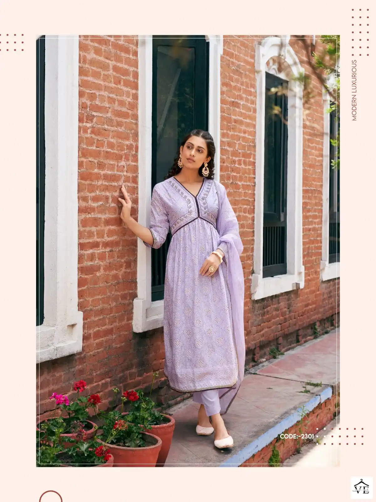 Wanna Siya Pure Mull Cotton Wholesale Readymade Salwar Suit Catalog — Wholesale Salwar Suits, MPA wholesale from Surat - Gallery Image 3
