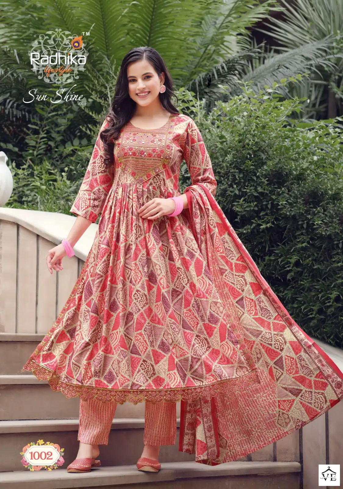Radhika Lifestyle Sunshine Vol 1 Pure Modal Muslin Wholesale Readymade Salwar Suit Catalog — Wholesale Salwar Suits, MPA wholesale from Surat - Gallery Image 3