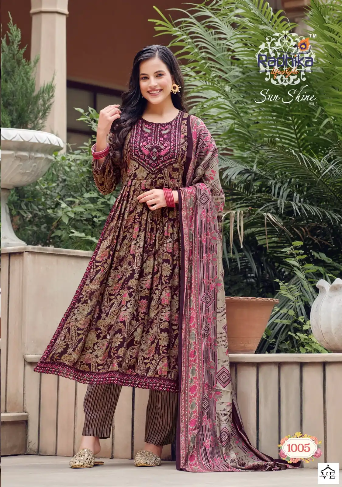 Radhika Lifestyle Sunshine Vol 1 Pure Modal Muslin Wholesale Readymade Salwar Suit Catalog — Wholesale Salwar Suits, MPA wholesale from Surat - Gallery Image 5