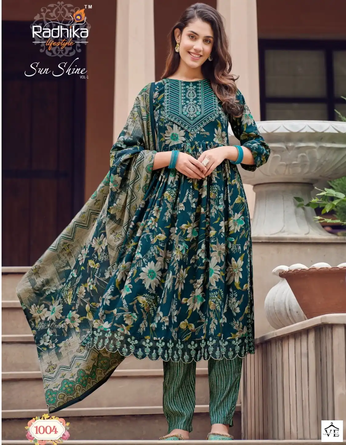 Radhika Lifestyle Sunshine Vol 1 Pure Modal Muslin Wholesale Readymade Salwar Suit Catalog — Wholesale Salwar Suits, MPA wholesale from Surat — view 1