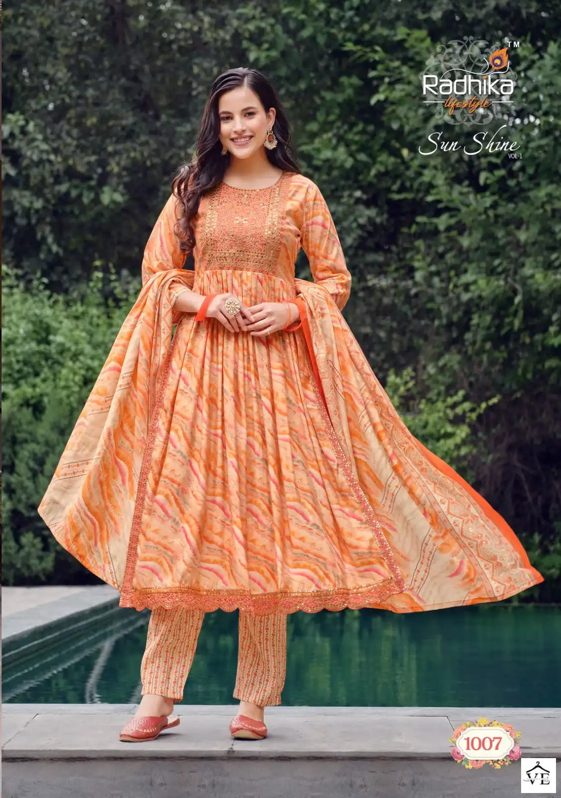 Radhika Lifestyle Sunshine Vol 1 Pure Modal Muslin Wholesale Readymade Salwar Suit Catalog — Wholesale Salwar Suits, MPA wholesale from Surat - Gallery Image 6