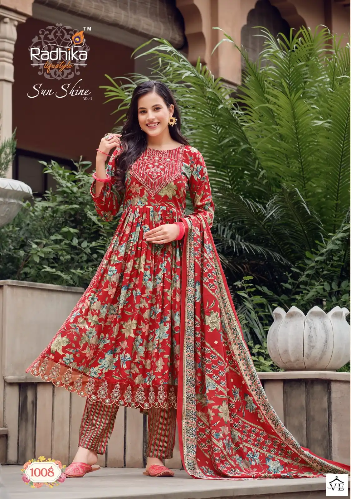 Radhika Lifestyle Sunshine Vol 1 Pure Modal Muslin Wholesale Readymade Salwar Suit Catalog — Wholesale Salwar Suits, MPA wholesale from Surat - Gallery Image 8