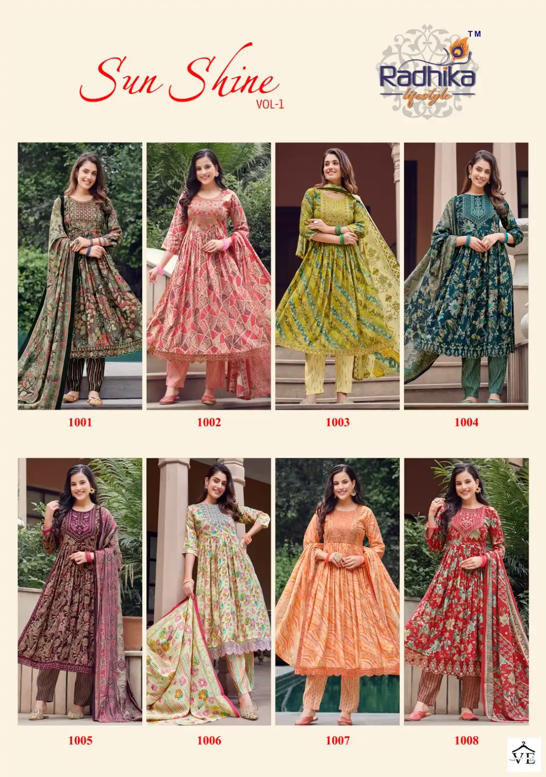 Radhika Lifestyle Sunshine Vol 1 Pure Modal Muslin Wholesale Readymade Salwar Suit Catalog — Wholesale Salwar Suits, MPA wholesale from Surat — view 9