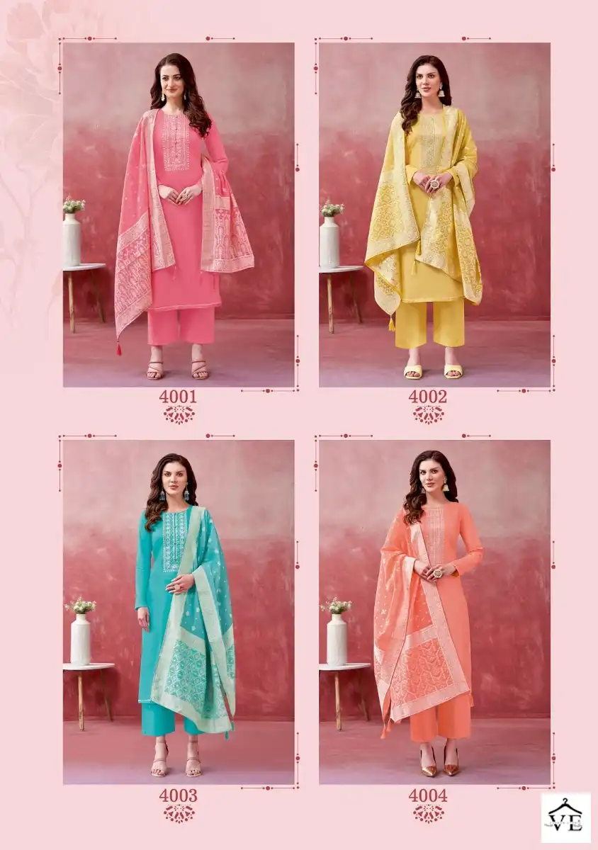 Suryajyoti Khanak Vol 4 Cotton Wholesale Salwar Suit Catalog — Wholesale Salwar Suits, MPA wholesale from Surat — view 11