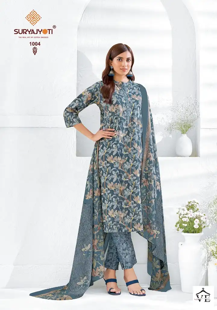 Suryajyoti Poshak Vol 1 Cotton Wholesale Readymade Salwar Suit Catalog — Wholesale Salwar Suits, MPA wholesale from Surat - Gallery Image 8