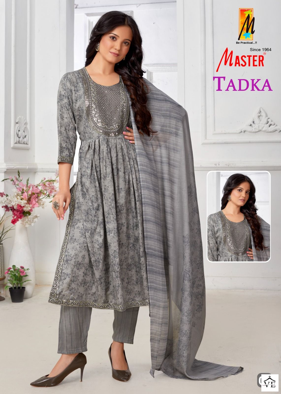 Master Tadka Two Tone Print Wholesale Readymade Suit Catalog — Wholesale Salwar Suits, MPA wholesale from Surat - Gallery Image 2