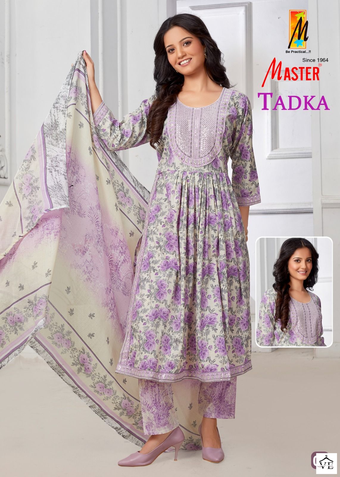 Master Tadka Two Tone Print Wholesale Readymade Suit Catalog — Wholesale Salwar Suits, MPA wholesale from Surat - Gallery Image 4