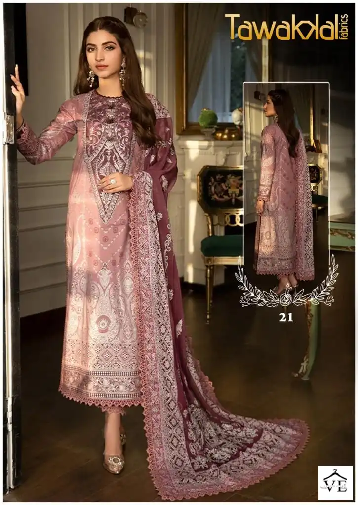 Tawakkal Mehroz Luxury Heavy Cotton Collection Vol 3 Cotton Wholesale Pakistani Salwar Suit Catalog — Wholesale Salwar Suits, MPA wholesale from Surat - Gallery Image 10