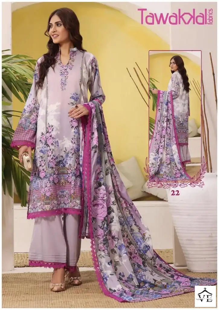 Tawakkal Mehroz Luxury Heavy Cotton Collection Vol 3 Cotton Wholesale Pakistani Salwar Suit Catalog — Wholesale Salwar Suits, MPA wholesale from Surat - Gallery Image 7