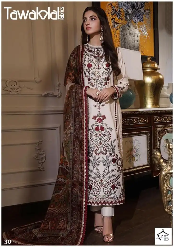 Tawakkal Mehroz Luxury Heavy Cotton Collection Vol 3 Cotton Wholesale Pakistani Salwar Suit Catalog — Wholesale Salwar Suits, MPA wholesale from Surat - Gallery Image 8