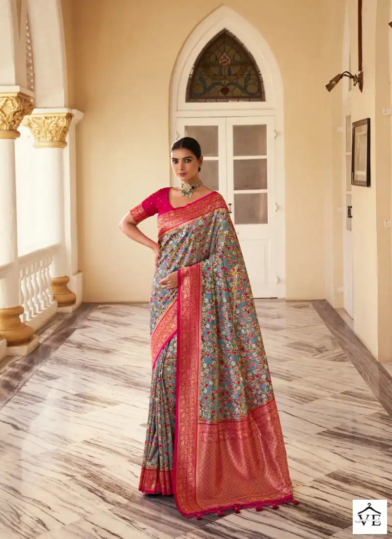 Pankh The Kanchi Digital Printed Wholesale Saree Catalog — Wholesale Sarees, MPA wholesale from Surat - Gallery Image 9