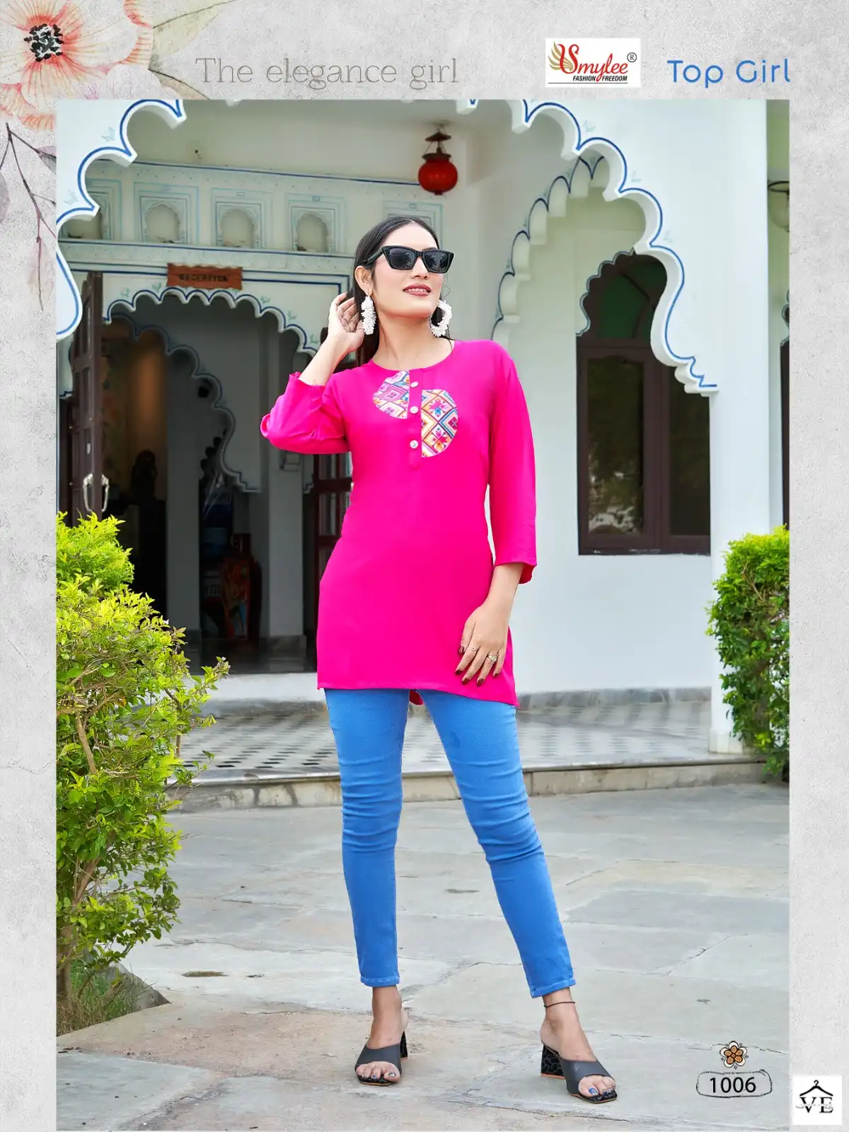 Rung Top Girl Heavy Liva Approved Rayon Wholesale Short Top Catalog — Wholesale Kurtis, MPA wholesale from Surat - Gallery Image 7