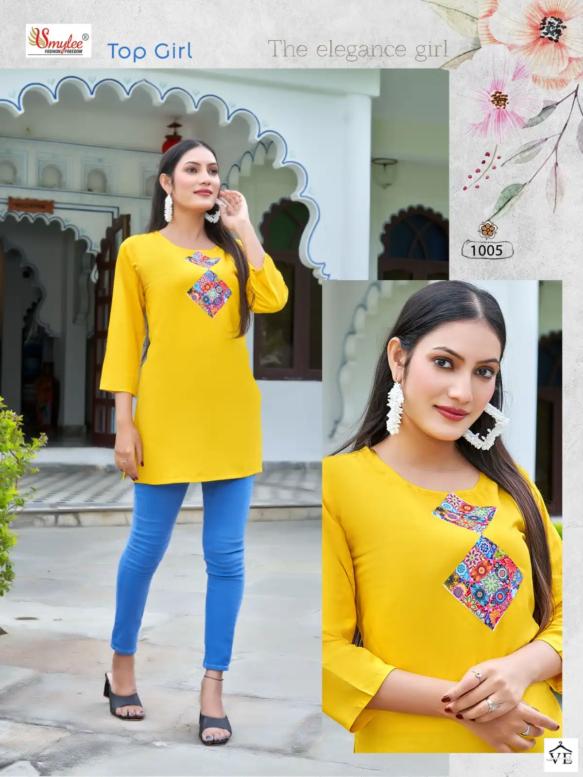 Rung Top Girl Heavy Liva Approved Rayon Wholesale Short Top Catalog — Wholesale Kurtis, MPA wholesale from Surat - Gallery Image 8