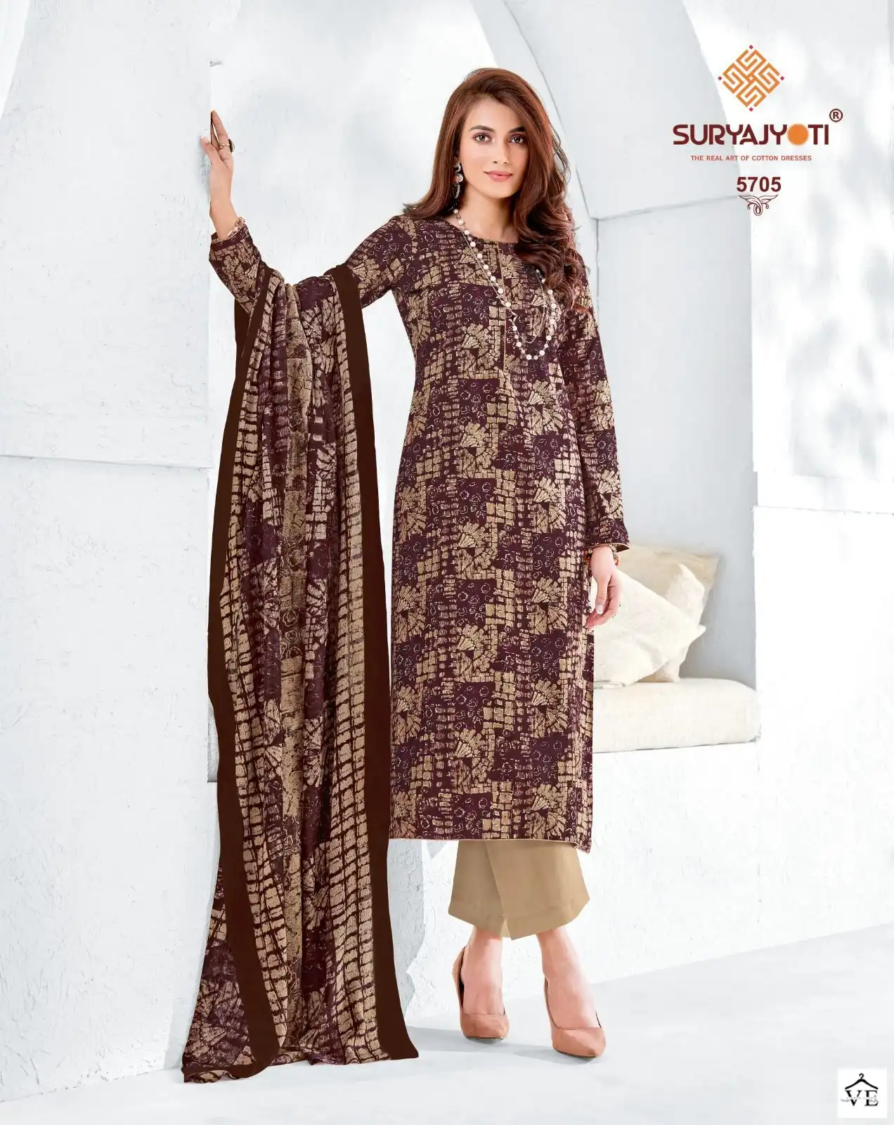 Suryajyoti Trendy Cotton Vol 57 Cotton Wholesale Salwar Suit Catalog — Wholesale Salwar Suits, MPA wholesale from Surat - Gallery Image 6