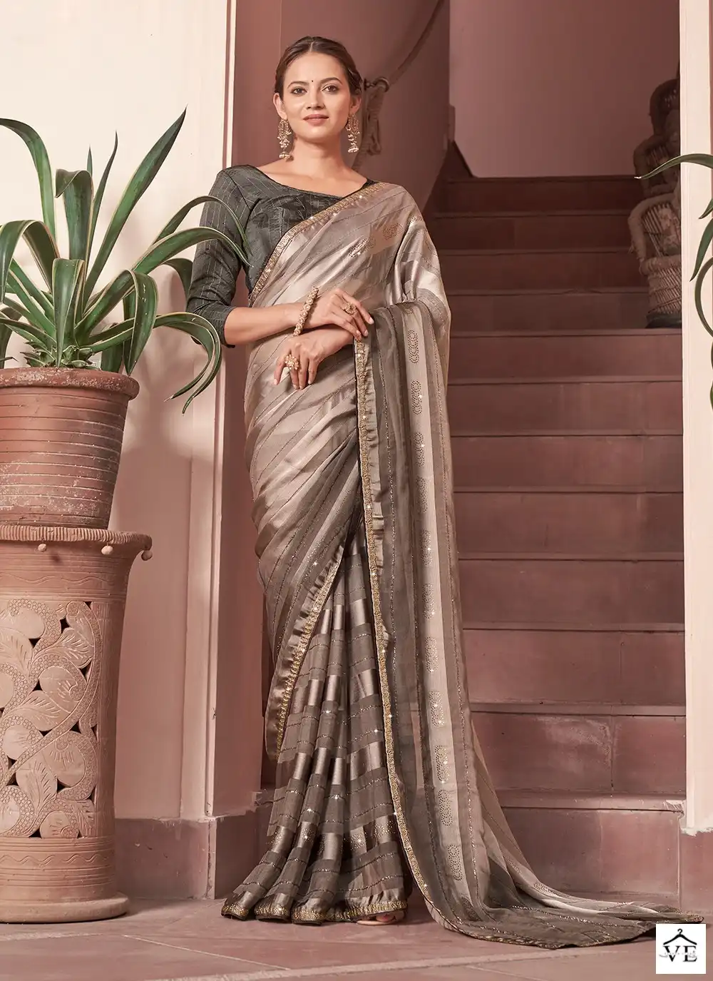 Kalista Trisha Chiffon Wholesale Saree Catalog - Image 4