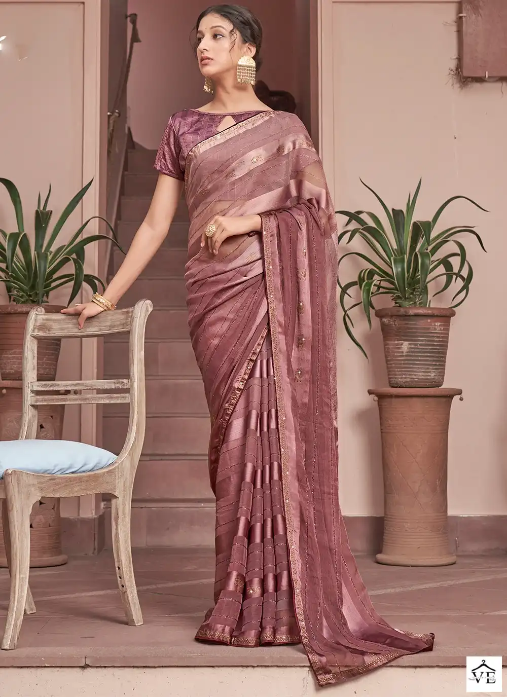 Kalista Trisha Chiffon Wholesale Saree Catalog - Image 6
