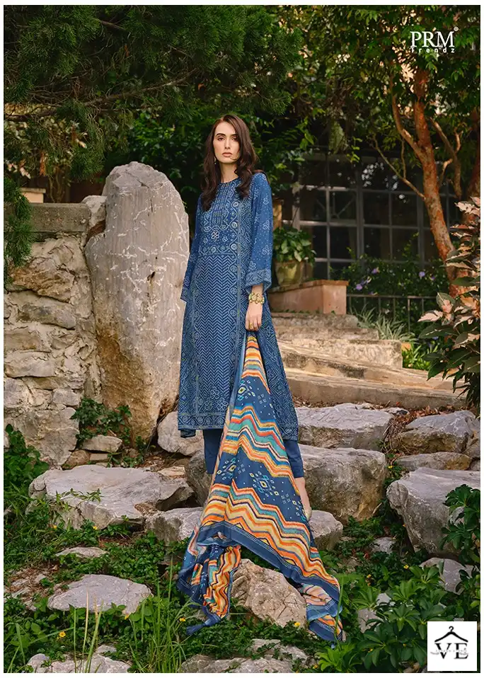 Prm Trendz Turaab Pure Muslin Silk Wholesale Salwar Suit Catalog — Wholesale Salwar Suits, MPA wholesale from Surat - Gallery Image 5