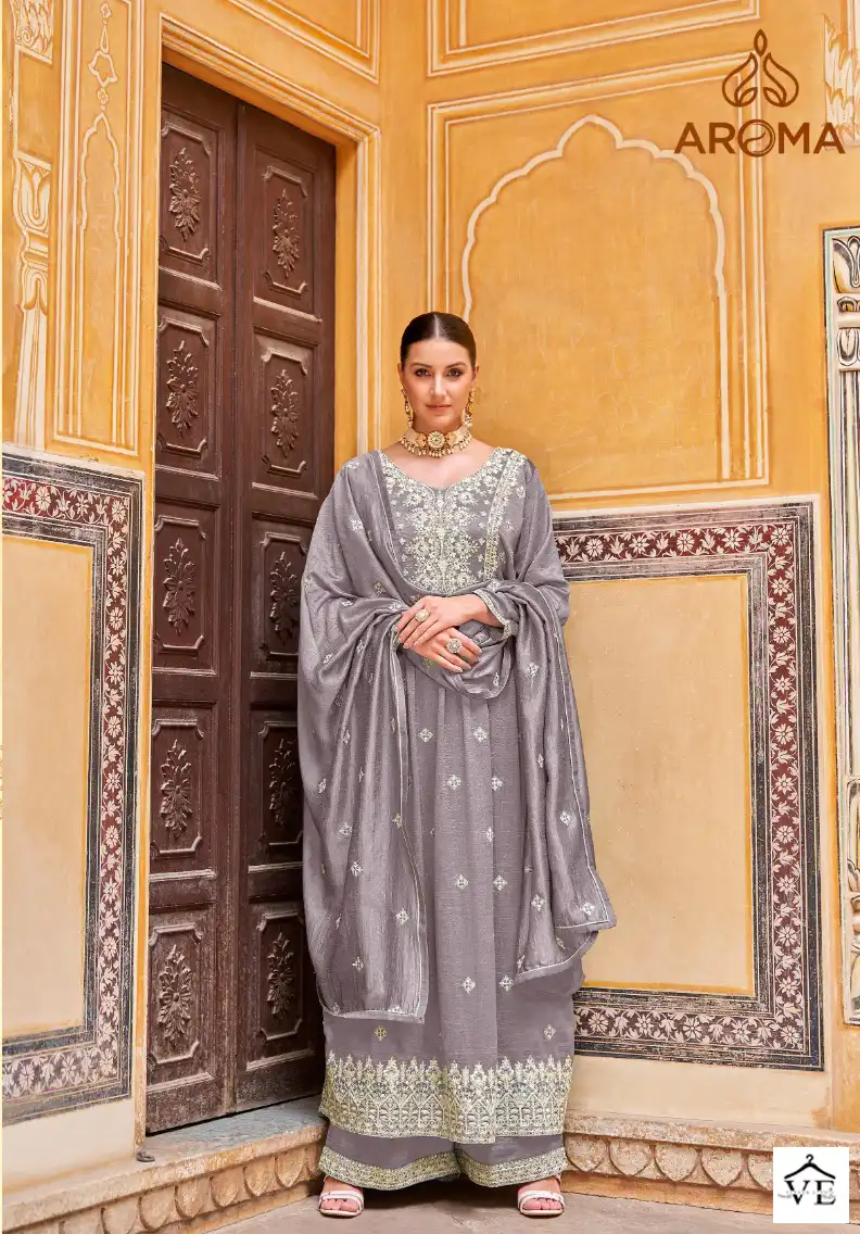 Aroma Unni Real Premium Silk Wholesale Designer Readymade Salwar Suit Catalog — Wholesale Salwar Suits, MPA wholesale from Surat - Gallery Image 2