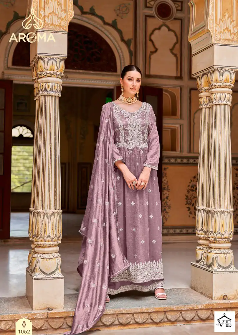 Aroma Unni Real Premium Silk Wholesale Designer Readymade Salwar Suit Catalog — Wholesale Salwar Suits, MPA wholesale from Surat - Gallery Image 3