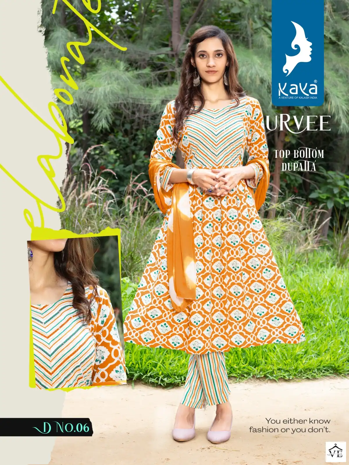 Kaya Urvee Rayon Wholesale Readymade Suit Catalog — Wholesale Salwar Suits, MPA wholesale from Surat - Gallery Image 7
